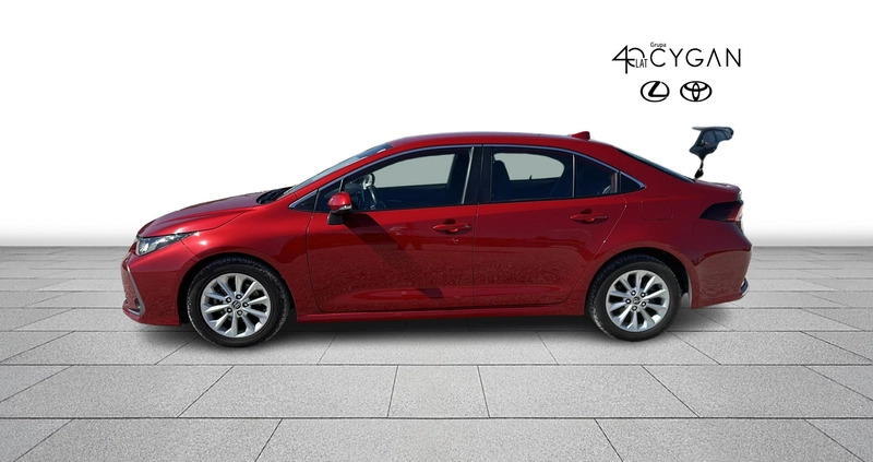 Toyota Corolla cena 81900 przebieg: 52979, rok produkcji 2019 z Dynów małe 277